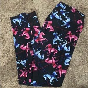 💕RARE LuLaRoe TC- Unicorn Carousel Unicorn Print